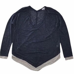 Splendid Long Sleeve V Neck Top